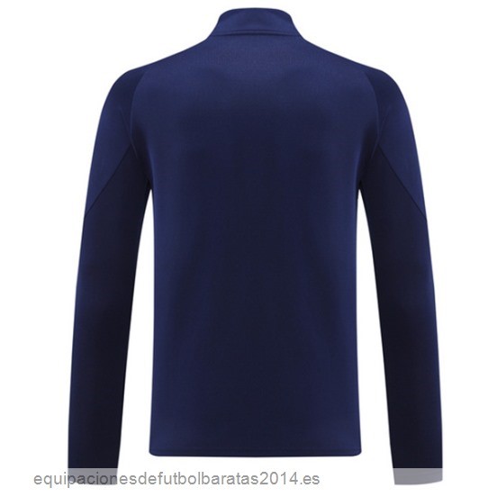 Nuevo Ropa Deportiva Con Cremallera Larga Italia 2024 Azul Marino Baratas